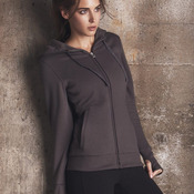 Ladies' Performance Fleece Hooded Full-Zip